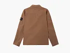 Stone Island Comfort-Fit Zip-Up Overshirt Umber