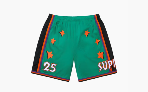 Supreme SS25 Basketball Shorts Green 