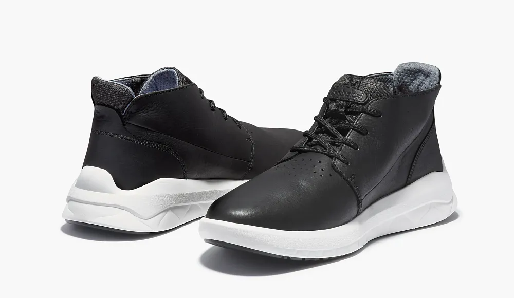 Timberland Bradstreet Ultra Leather Chukka Boots Black
