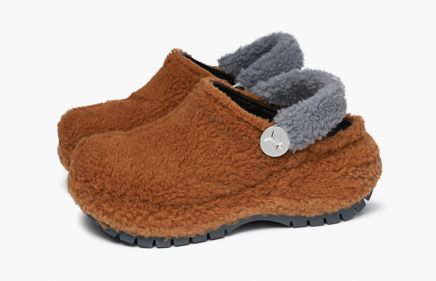 Crocs x Lil Nas Classic Mega Crush Crocs "Brown Sherpa" 