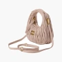 Miu Miu Wander matelassé nappa leather hobo mini-bag "Powder Pink" 