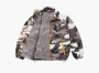 Supreme Contrast Zip Track Jacket Snow Camo 