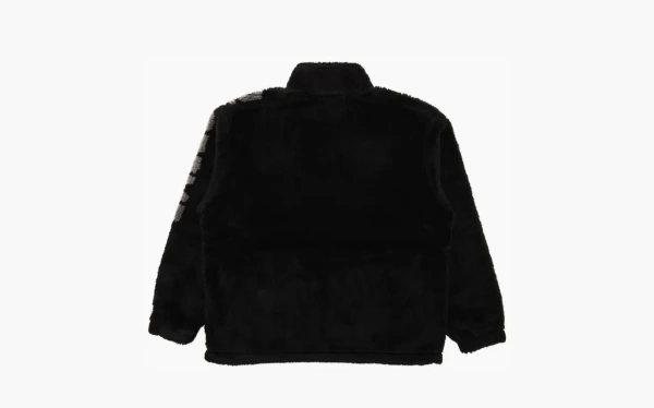Supreme Shoulder Logo Fleece Jacket Black  Supreme Shoulder Logo Fleece Jacket Black