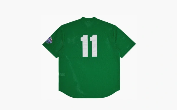 Supreme S Logo Baseball Henley Green 