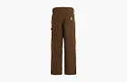 Carhartt WIP Cotton Work Pants Brown