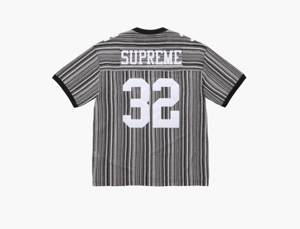 Supreme Open Knit Football Top  Black 