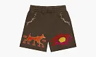 Travis Scott Sun Shorts Brown