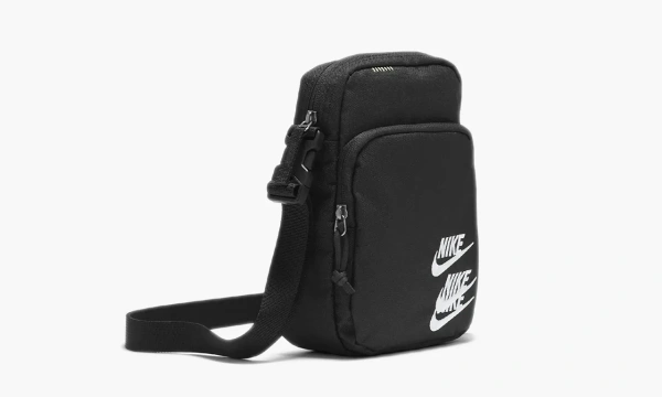 Nike Heritage Crossbody Bag Black / White 