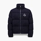 Moncler x Palm Angels Wool Short Down Jacket Night Blue