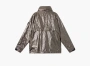 Stone Island Metal Cover Jacket with Creased Appearance and Concealed Hood Lavender 