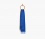 Loewe Mohair-Blend Scarf "Bright Blue" 