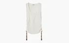 Burberry Festival Cotton Blend Tank Top Chalk