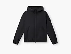 Stone Island Hooded Jacket with All-Weather Barrier and Anti-Drop Black