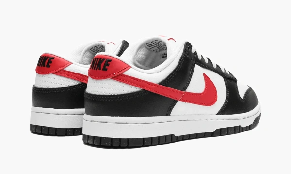 Nike Dunk Low Retro Red Swoosh Panda 