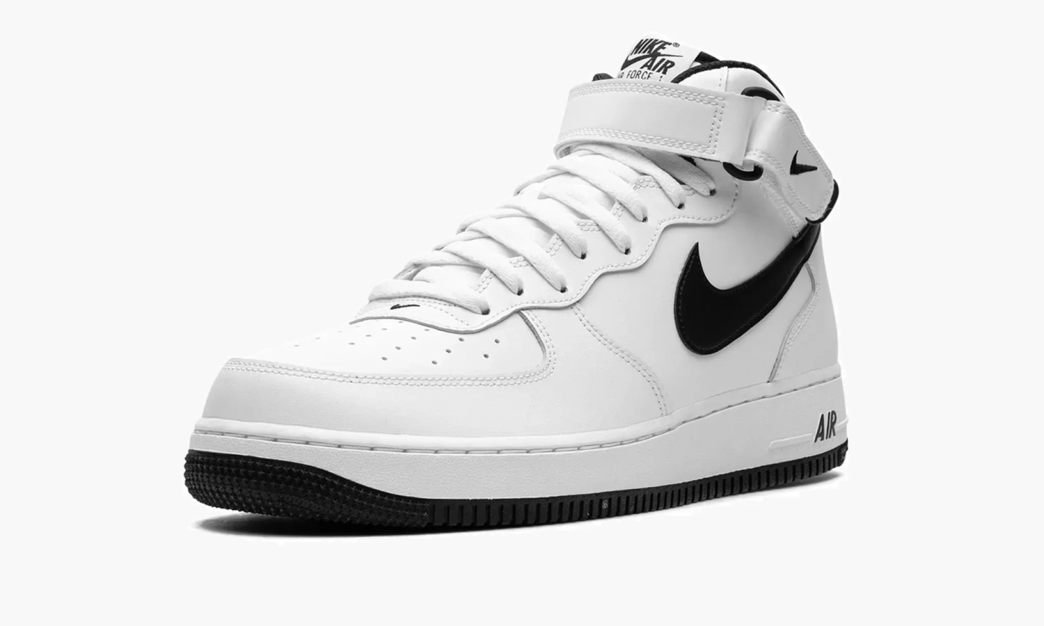 Air Force 1 Mid "White/Black" 