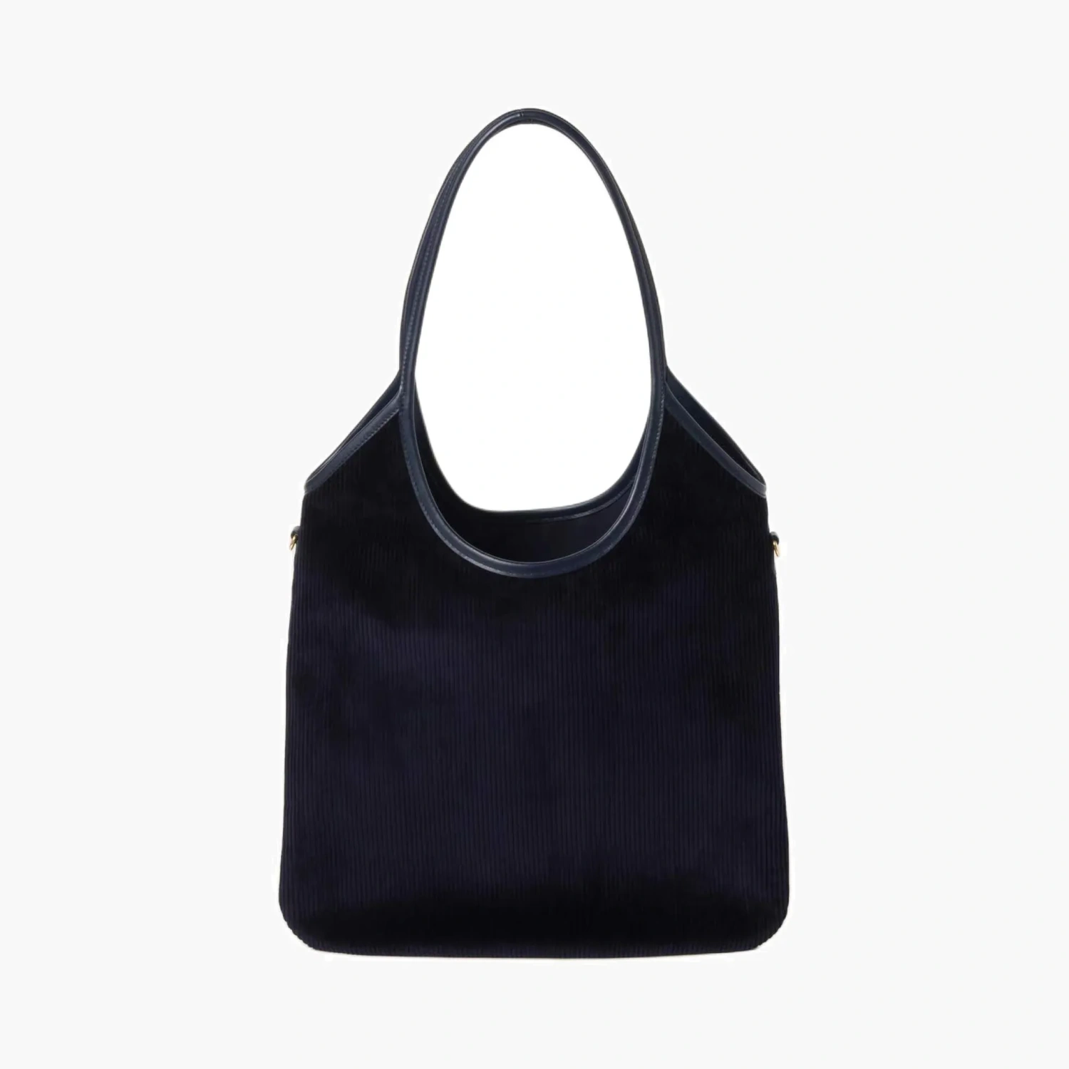 Miu Miu Ivy corduroy shopping bag "Navy" 