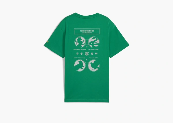 Puma x Harry Potter Big Kids' Relaxed Graphic Tee Archive Green 