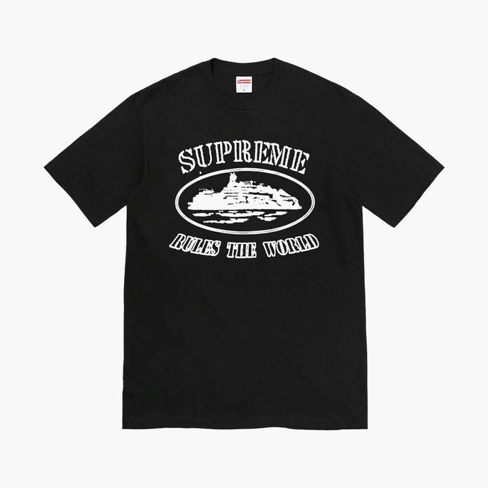 Supreme x Corteiz FW23 Tee Black