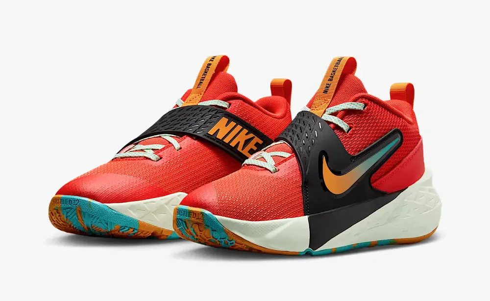 Nike Team Hustle D12 GS Picante Red