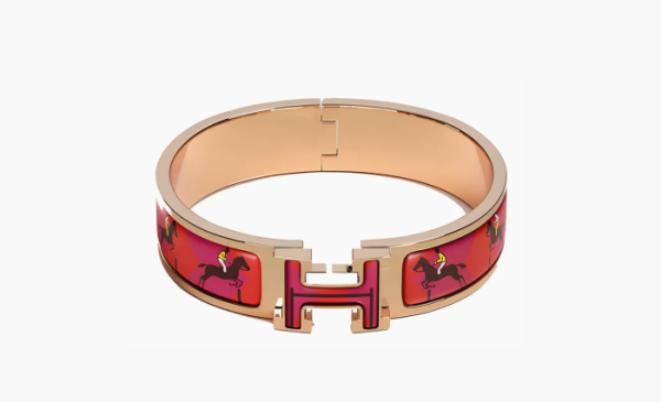 Hermes Clic H Les Allures Bracelet Red 