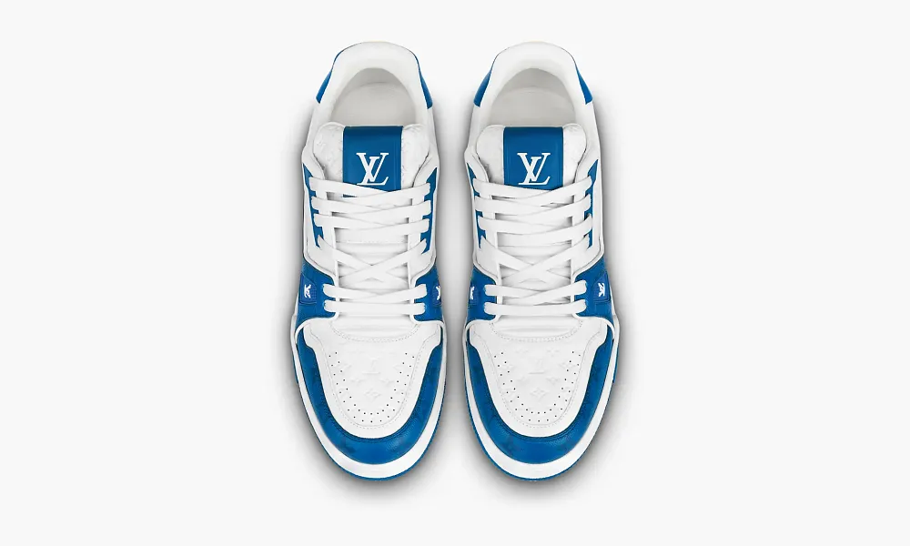 Louis Vuitton Trainer Signature Blue White