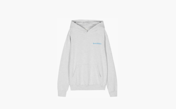Sporty & Rich New Health Mélange Hoodie Grey 