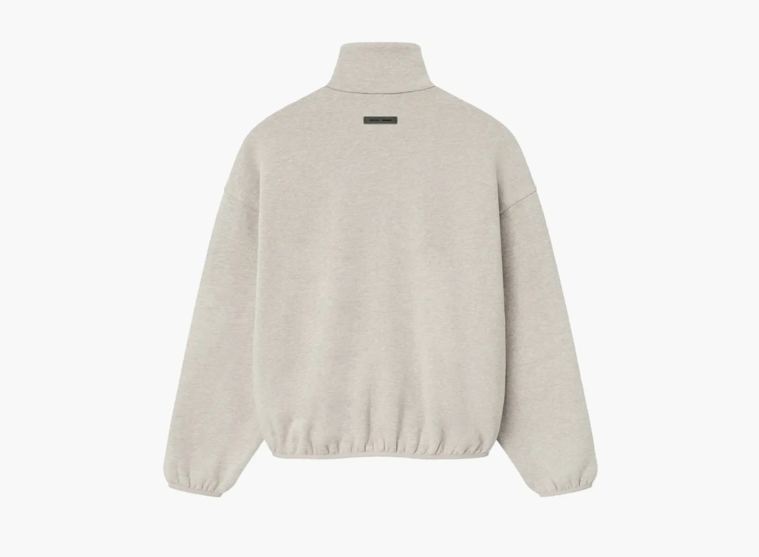 Fear of God Essentials Modern Fleece Track Jacket With Piping Heather Stone/Cloud White 