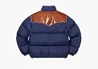 Supreme Glitter Yoke Down Puffer Jacket Navy