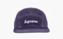 Supreme Denim Camp Cap Purple 