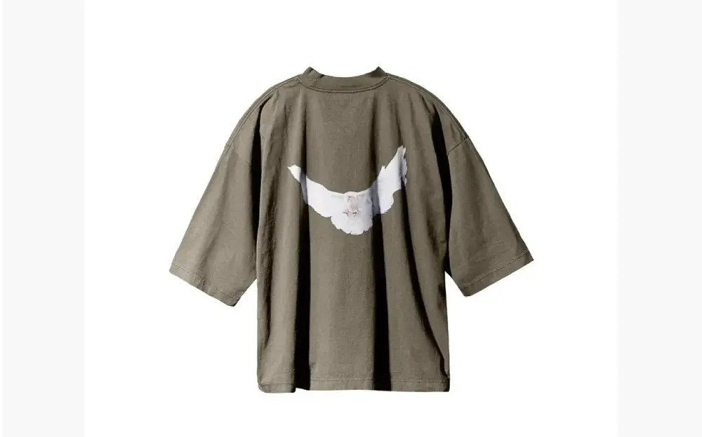 YEEZY x Gap X Balenciaga Sleeve Tee T Shirt Unisex Beige Umber