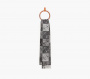 Loewe Scarf In Wool and Cashmere "Black/White" 