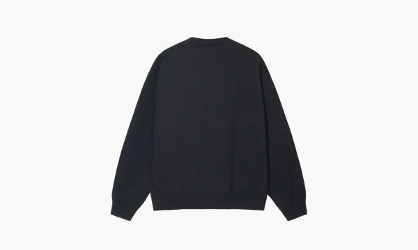 Nike X Stussy Acid Wash Crew Fleece Black 