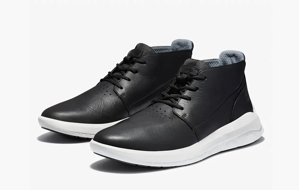 Timberland Bradstreet Ultra Leather Chukka Boots Black
