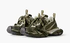 Balenciaga 3XL Sneaker Worn-Out - Dark Green Light Beige