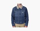 Carhartt 0J6323 DENIM SHERPA-LINED JACKET 2 RELAXED FIT Beech