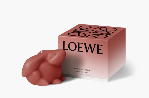 Loewe Rabbit Candle Peach Bloom Bunny 