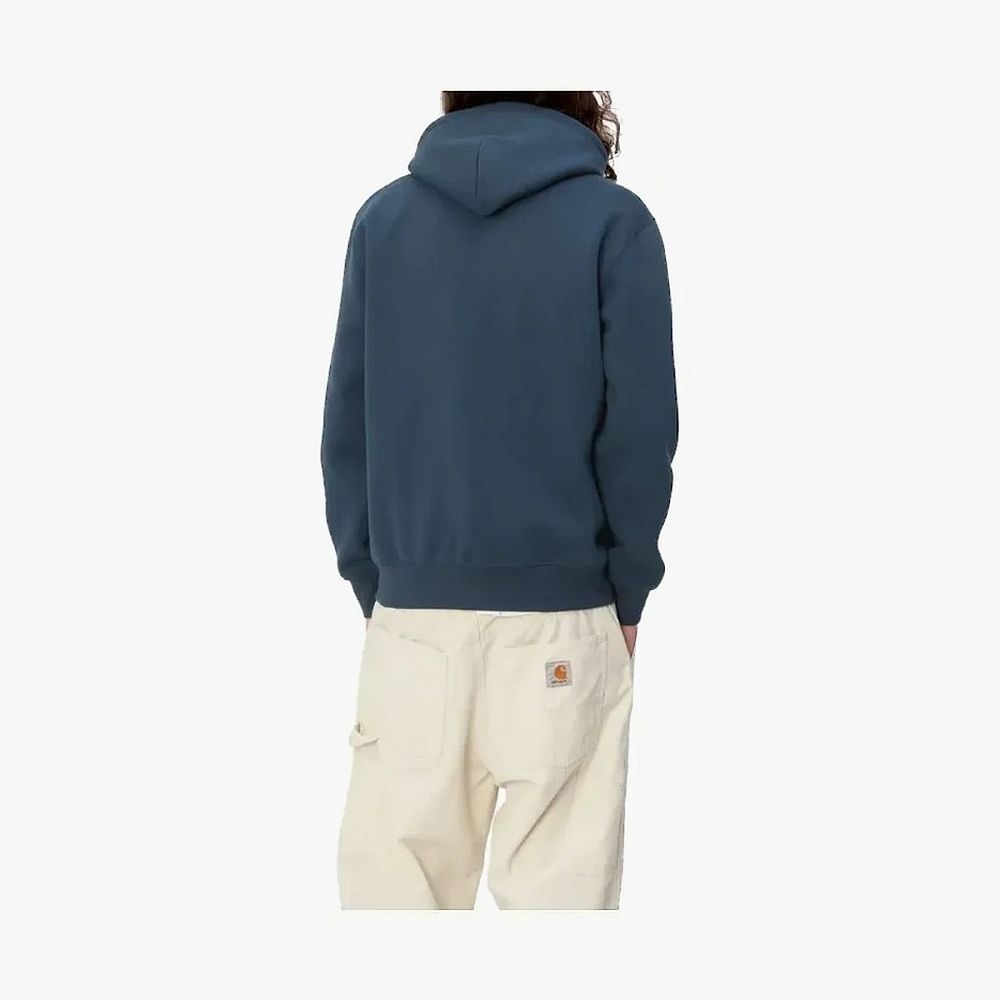 Carhartt WIP Script Logo Hoodie Blue