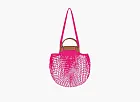 Longchamp Le Pliage Filet Top Handle Bag  Candy
