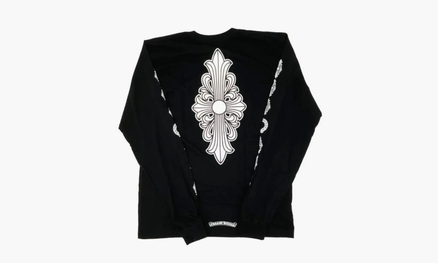 Chrome Hearts Floral Cross L / S T-shirt Black 