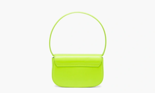 Diesel 1DR Shoulder Bag Neon Leather Yellow Fluo 