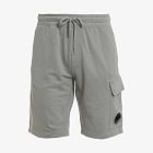 C.P. Company Light Fleece Lens Cargo Shorts Grey