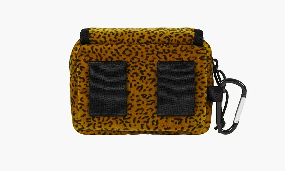 Supreme Velvet Mini Pouch Tan Leopard