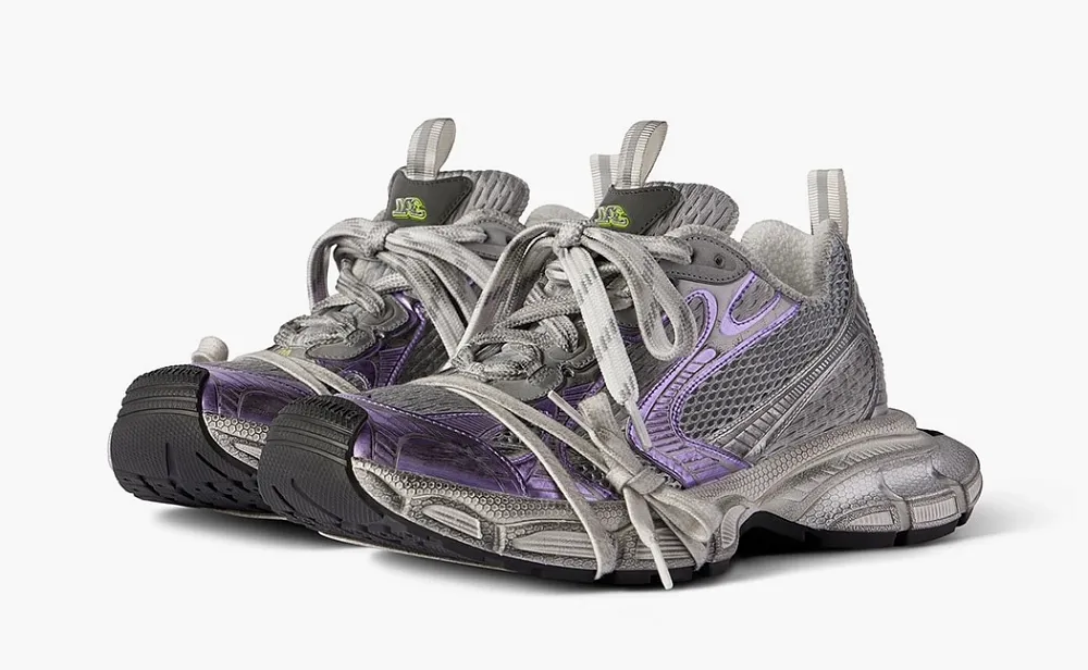 Balenciaga 3XL Sneaker WMNS Worn-Out - Grey Purple