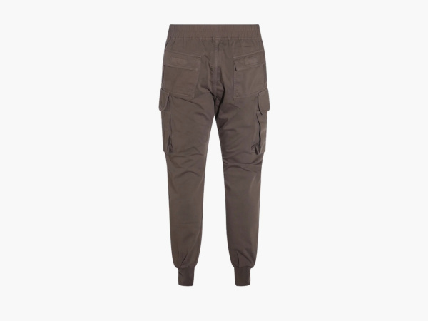 Rick Owens Drkshdw Cotton Mastodon Cut Pants Brown 