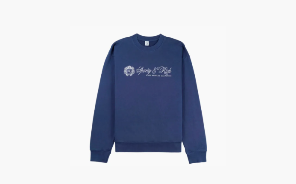 Sporty & Rich Sweatshirts WMNS Navy 