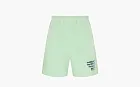 Sporty & Rich Logo-print Elasticated-waist Shorts Green