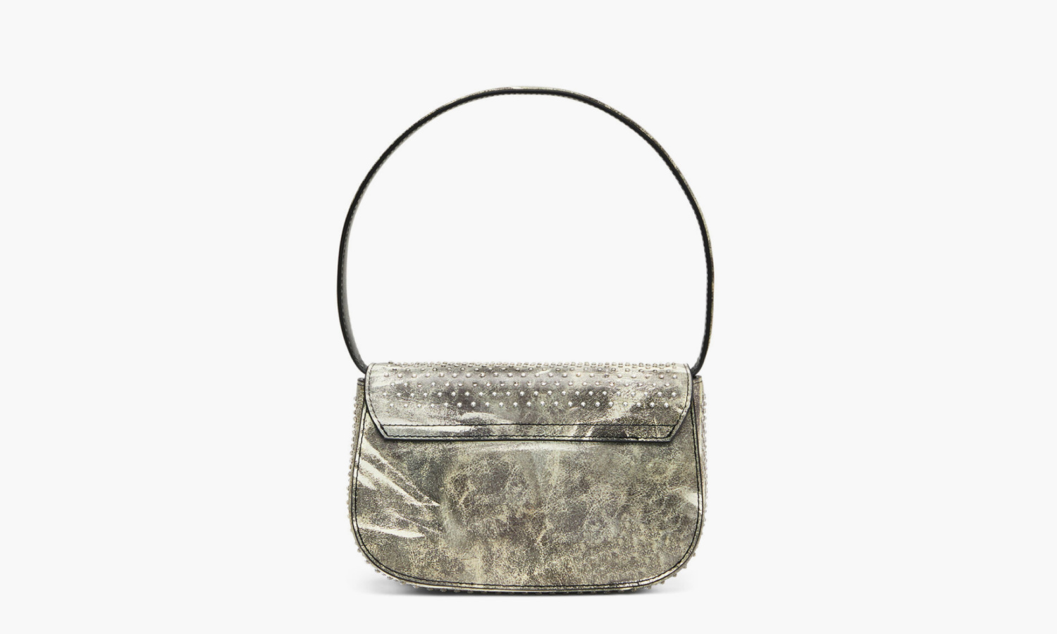 фото Diesel 1DR Shoulder Bag "Crystal Leather Military Green" (Diesel)-X08396P5496