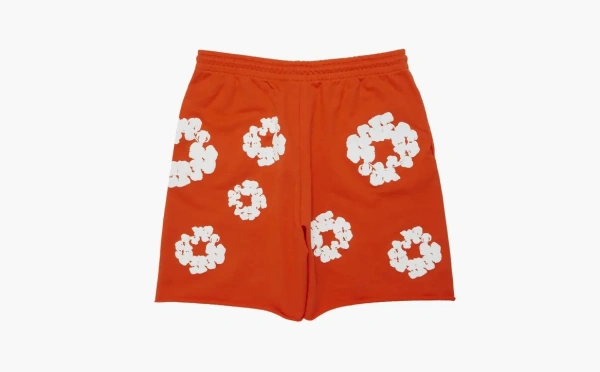 Denim Tears The Cotton Wreath Shorts Orange 