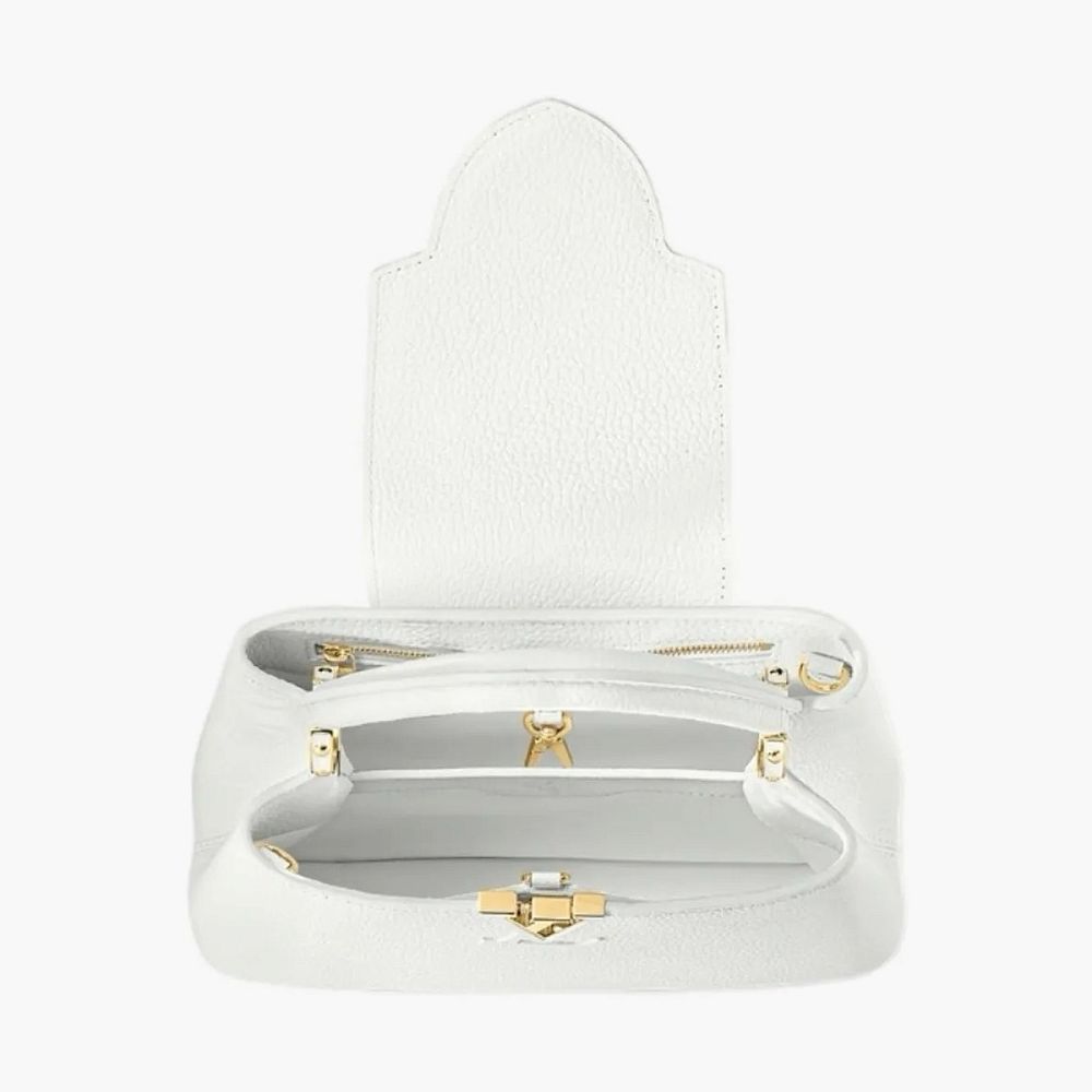Louis Vuitton Capucines BB Taurillion Leather Snow