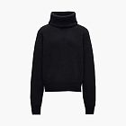 Moncler x Palm Angels T-Neck Knitted Sweatshirt Black